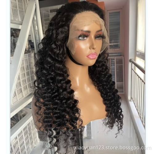 13x4 Lace Front Human Hair Wigs For Black Women Brazilian Virgin Hair Cuticle Aligned Hair Wig Unprocessed Transparent Lace Wig